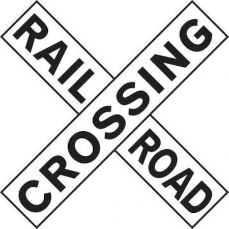 Accuform RAIL SIGN RAILROAD CROSSING 9 in x MR15DP MR15DP